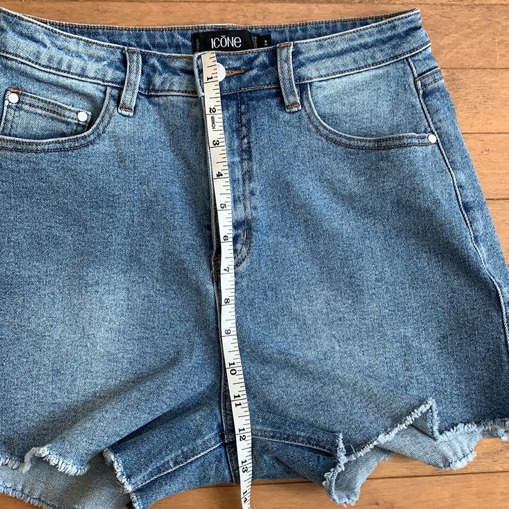 Icône | High rise denim mom short - Picture 6 of 6